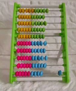 Alat babtu hitung sempoa anak lucu terbuat dari plastik