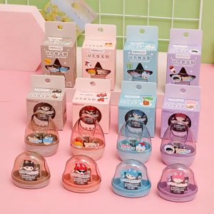 随机颜色卷笔刀便携双孔削笔刀小学生削铅笔器转笔刀大口径Random color pencil sharpener - portable double-hole pencil sharpener - suitable for primary school students - eraser sharpener - large diameter