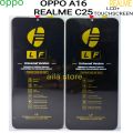 ORIGINAL LIFE FUTURE LCD TOUCHSCREEN OPPO A16 / REALME C25 FULL SET. 