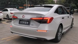 Sncn 2 cái đèn hãm xung phía sau LED Xe Hơi 12V cho HONDA CIVIC SEDAN hatchbact 2021 2022 đèn phá sương mù tín hiệu báo rẽ phanh chỉ báo phản xạ đèn hậu
