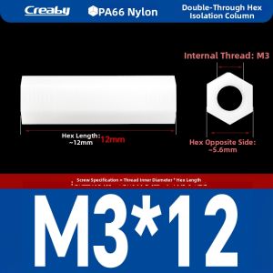 Creaby | Nylon Hexagonal Support Isolation Insulation Pillar