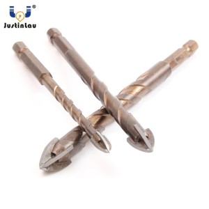 MATA BOR KERAMIK TEMBOK BETON KACA BESI DLL MATA BOR TUNGSTEN CARBIDE CROSS HEX TILE DRILL BIT