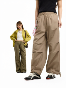 Quần Cotton Mùa Hè Phong Cách Thoáng Mát Đùi Rộng
