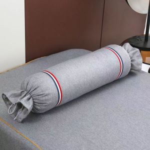 พิมพ์ผ้าฝ้ายทรงกลมสำหรับร้านตัดผมและร้านบริการความงาม หมอนเท้าแบบถอดได้พร้อมเชือกผูก หมอนเท้าแบบหลายฟังก์ชันสำหรับใช้ในบ้าน