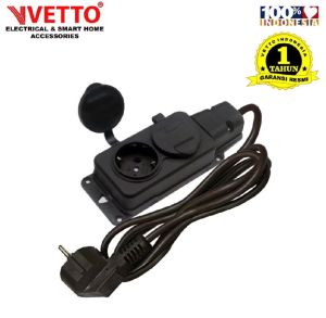 Stop Kontak Outdoor Waterproof 1 2 3 4 Lubang Soket kabel 1 2 3 4 5 6 7 8 9 10 30 Meter Colokan Listrik Anti Air IP54 Dengan Penutup 16A 250V EU Plug