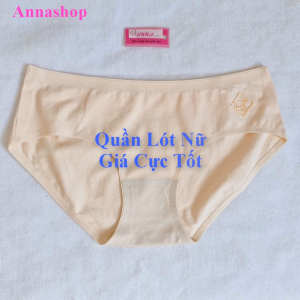 Quần lót nữ cotton kháng khuẩn có chữ thoáng khí nhiều màu cao cấp (MS 03162) Anna Shop