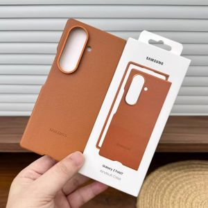 Samsung | Luxury Leather Case For Samsung Z Fold 7 F966B 5G Slim Shockproof Back Cover Bumper Galaxy Z Fold7 Anti-fall Leather Phone Shell