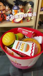 Nhà Bếp Trẻ Em Bộ Đồ Chơi Thực Phẩm Cho Bé Gái Giả Vờ Nhà Chơi Mô Phỏng Burger Pizza Bánh Mì Nấu Ăn Trò Chơi Phụ Kiện Playset