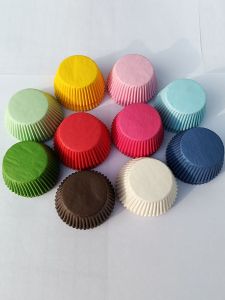 Household Large Heatproof Baking Paper Cups - Muffin Cupcake Mold with Oil Resistance - High-Grade Paper - Large Size 50mm Diameter x 30mm Height - Pack of 1000 - Snow Mei Niang Paper Supporter