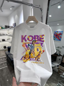 Áo Thun Cotton Nam Tay Ngắn in Hình Ngôi Sao Phong Cách Đường Phố Mỹ Mùa Hè Cổ Tròn Rộng Rãi Thoáng Khí Thường Ngày