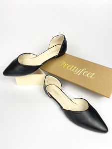 Premium Prettyfeet LULA Plussize Flat Shoes Women - Kasut Perempuan Plus Size 41-45 (Ready Stock)