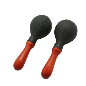 SALDE Orff Rattles Sand Hammer Percussion Instrument for KTV Party Wooden Maracas Baby Shaker Kids Educational Tools