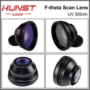 HUNST F-theta Perspective Field Lens 355nm 110x110-300x300mm For UV Laser Marking Machine Parts