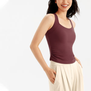 VFU | Sweat-Wicking Long Sport Bra With Padding Anti Side Boob
