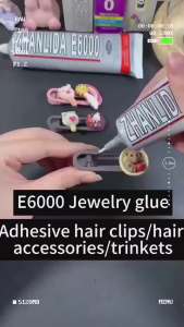 2024Zhanlida e6000 25ml 50ml 110ml Contact Glue for Mobile Jewelry Rhinestone Diamond Crystal Fabric Textile With Applicator Tip