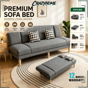 Crazyhome Foldable Sofa Bed Couches Love Seats with Cotton Strong And Durable Solid Wood Sofa Living room折疊沙發床