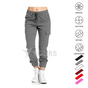Celana Olahraga Jogger Wanita Spandek (Melar dan Tebal)