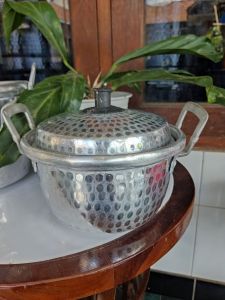 panci mini/ panci sayur perebus mini kendil jitel ukuran 16 cm tebal dan awet dari alumunium handmade