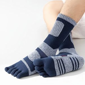 Thickened Five-Finger Sports Socks Breathable Five Finger Socks Quick Dry Professional Socks Sweat-Absorbent Toe Socks