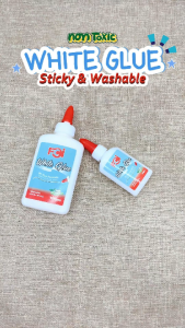 FCI 2 in 1 White Glue 40g (Pack of 2) | Strong & Fast-Drying Adhesive for Paper Wood School Supplies Office DIY Arts & Crafts