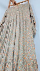 Gamis Terbaru 2024 Mewah Elegan Jumbo Ld 100-120 Bb 60-80 Kg Bahan Katun Rayon Adem Lembut