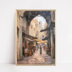 Mosque Islamic Archway Jigsaw Puzzle 500/1000/1200/2000PCS DIY Craft Hobby Relaxing Game Home Decor Gift Frameless