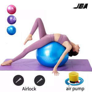ลูกบอล JBA ราคาที่เหมาะสม 75 ซม ป้องกันการระเบิด 2 มม หนาพื้นผิวลื่น ด้วยเครื่องมือพอง, ลูกบอลออกกำลังกาย ลูกบอลนวดพิลาทิสสำหรับหญิงตั้งครรภ์