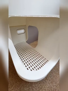 Corridor Cat Litter Box Anti-Tracking Enclosed Cat Toilet Splash-Proof Odor-Control Cat Litter Box