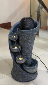 Thác nước phong thủy decor trang trí nhà cửa ( 31x26x59cm) ( mã 1250205L )