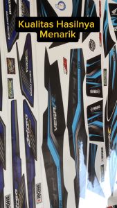 STRIPING VARIASI YAMAHA MIO SPORTY / STIKER LIST VARIASI MOTOR YAMAHA MIO SPORTY