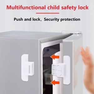 Household Refrigerator Door Closer Safety Buckle Automatic Lock Universal Refrigerator Door Closer