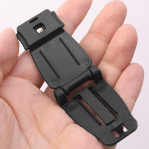 2PCS Tactical Backpack Bag Webbing Connection Clip Slider Fastener Outdoor Camping Hiking Backpack Fixed Buckle Hook Bag Strap Belt Clamp Tool