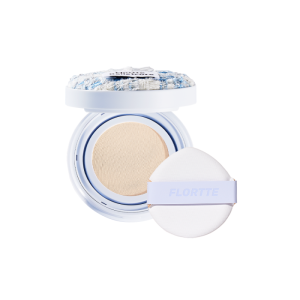 FLORTTE | Cushion Foundation Creamy Skin Finish Blemish Conceal Lasting Lightweight