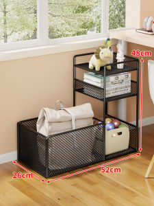 QINQI | Multilayer Iron Book Storage Cart
