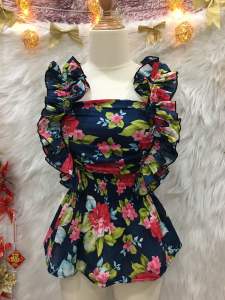 Áo Peplum Tiểu Thư Sang Đẹp 2 hand- hiệu Besuty woman-Size S(#A100)