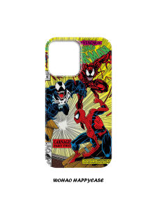 Creative Anime Venom Spiderman Phone Case for Apple 16e 14pro iPhone 13 Cool 15 High End 12 Frosted Huawei Mate60pro/P70pro Full Cover Anti-Fall Xiaomi 13