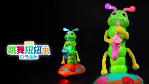Kids Twist Bug Saxicola Toy Music Lighting Sensing Device Toys Torsion Lighting Toy Early Educational Toy
