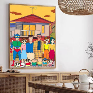 Kayou | Paper Jigsaw Puzzle 500/1000/1200/2000PCS Crayon Shin Chan Anime Art DIY Craft Hobby Wall Decor Gift