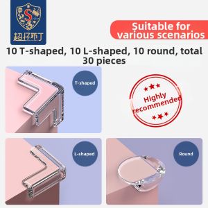 CHAOZAIBUDING | Collision Prevention Safety Edge Soft Corner Protectors Straight-Angle Silicone