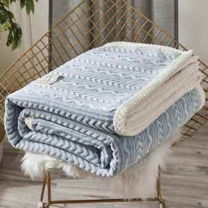Thick Coral Fleece Blanket for Office Nap