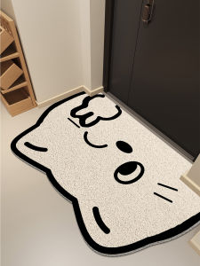 BULULOM | Cute Cartoon Cat Door Mat De-dusting Slip-resistant Durable New Design