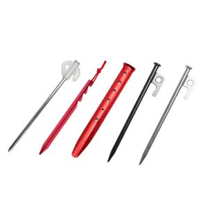 OUHOE | 1pc 23/31cm Aluminum U-Shaped Tent Nail Tent Stakes Snow Peg Sand Peg for Outdoor Camping Hiking Beach Tent Accessories