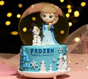 SNOWBALL FROZEN / KOTAK MUSIK FROZEN / BOLA KECIL FROZEN / BOLA SALJU FROZEN