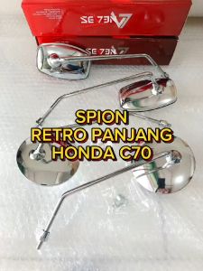 Spion Retro Kotak Honda & Vespa: Aksesoris Sepeda Retro