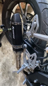 Akrapovic Motorcycle Full Exhaust System Muffler Tailpipe Rear Pi-pe for mio 125i/nmax v2 for Honda Click 125i Yamaha Suzuki gixxer 150 muffler Kawasaki TipidHacks