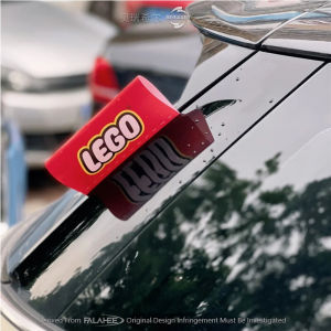 Lego Toy Car Creative Washed Mark Standard Decorative Sticker Tesla Mini Honda Personalized Body Fun Stickers