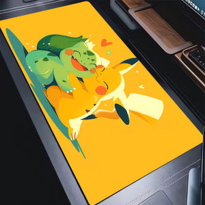 Mouse Pad 90x40cm P-Pokemon Bulbasaur Professional eSports Game Players Speed Rubber XXL Extended Desk Mat Mousepad Keyboard Mat
