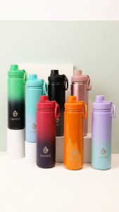 CIVAGO (18/22/32/40oz) Wide Mouth with Sport Lid Vacuum Insulated Tumbler Hot And Cold Drinking Water Bottle