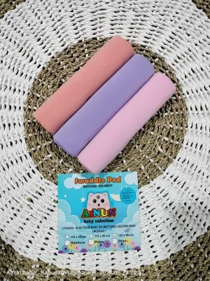 6 Pcs / 3 Pcs Bedong Bayi Alas Ompol Bayi Selimut Bayi Pernel Bayi AINUN BABY