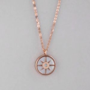 Chow Sang Sang 周生生 Minty Collection 18K Rose Gold Necklace 91876N FLASH SALE